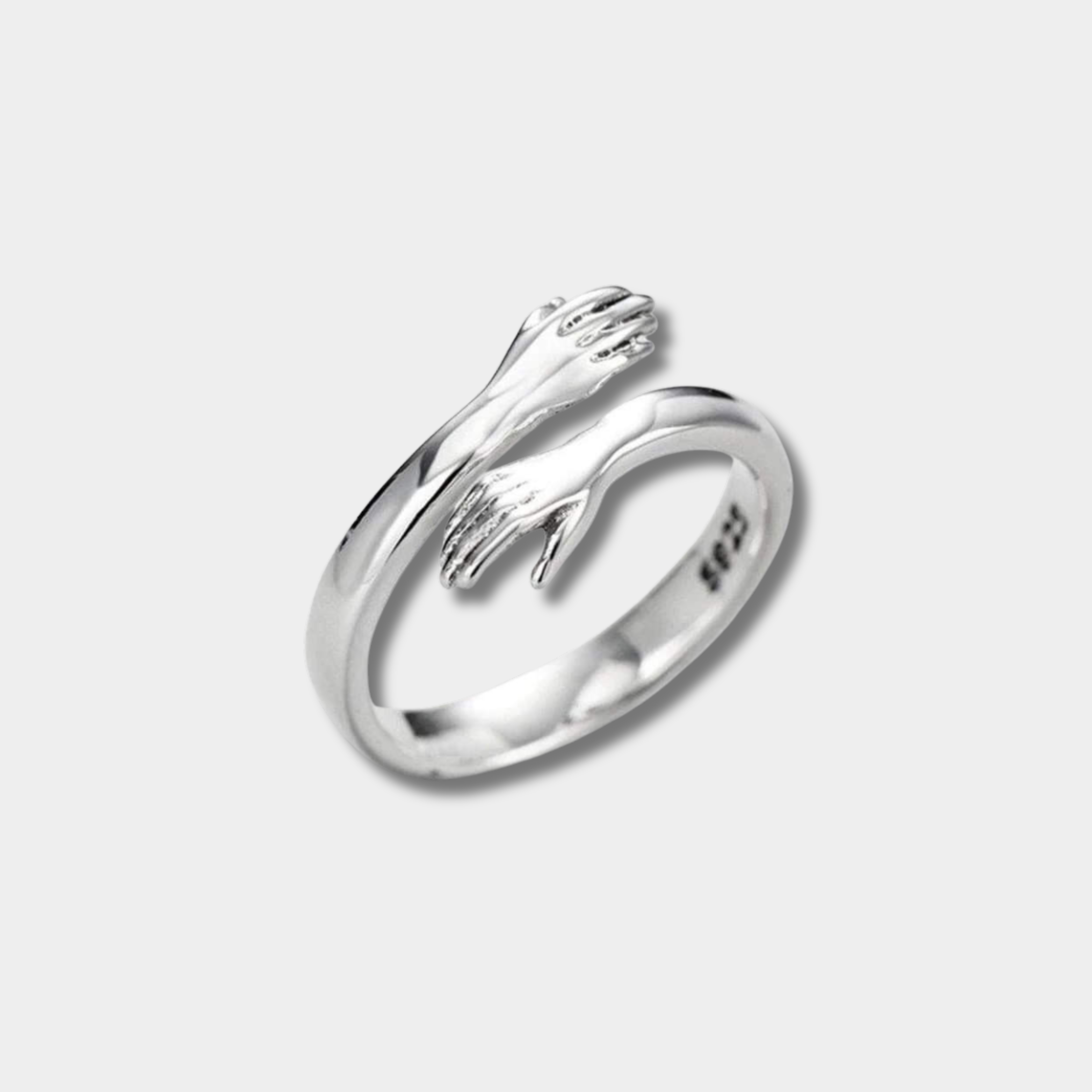 Sten - Justerbar ring i silver Cuddle