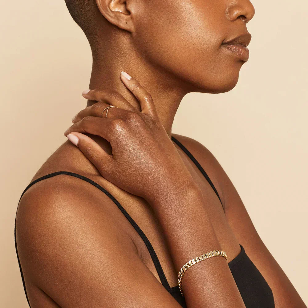 Kubansk armband stil - Guld