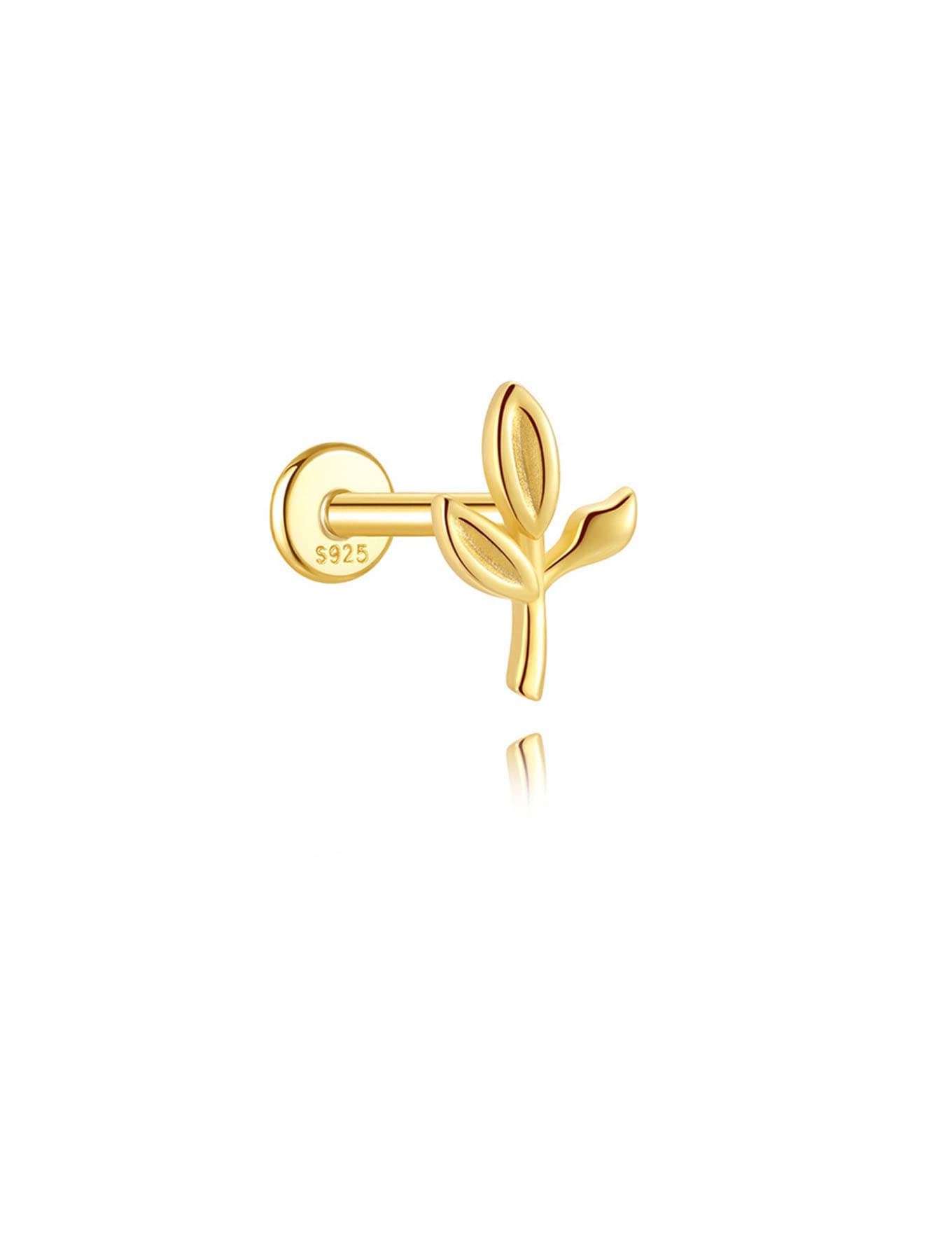 Elisa – Guldörhängen med geometrisk betoning.