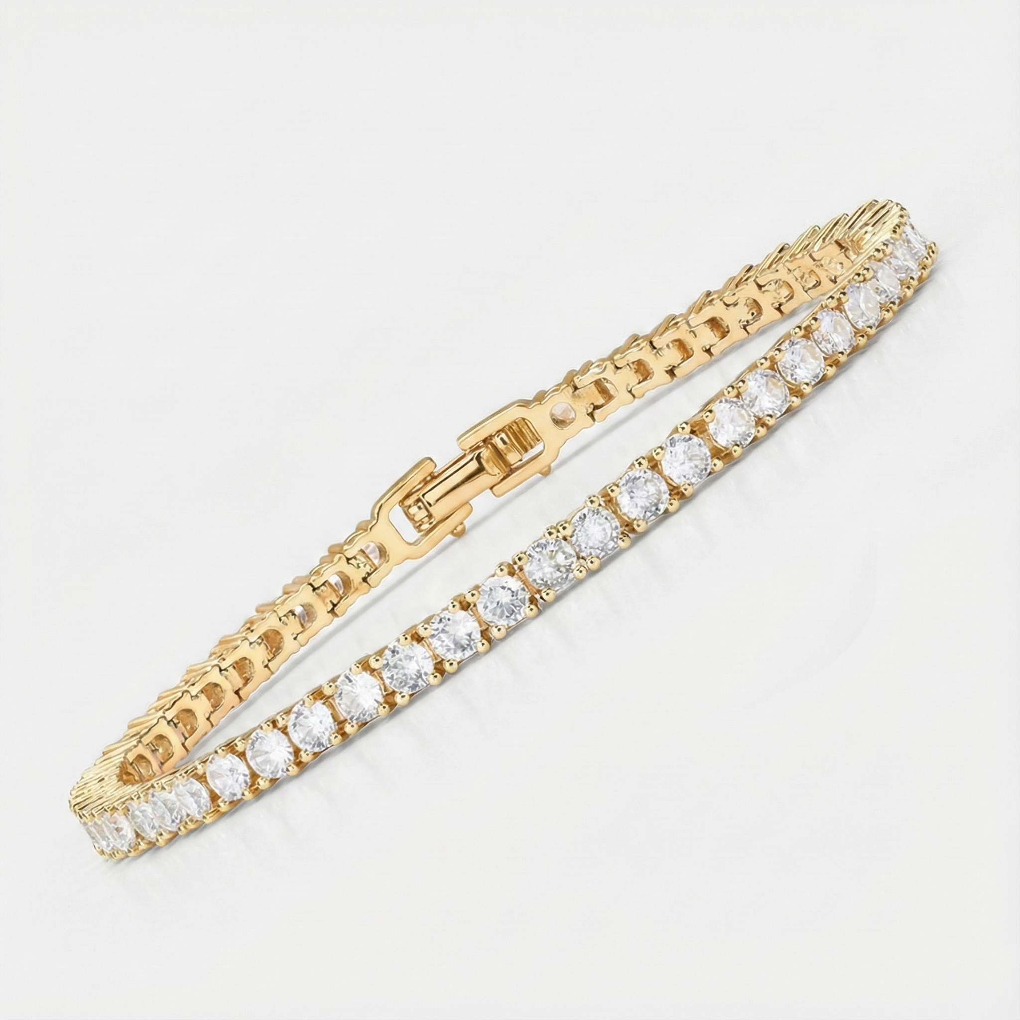 Tennisarmband i moissanit