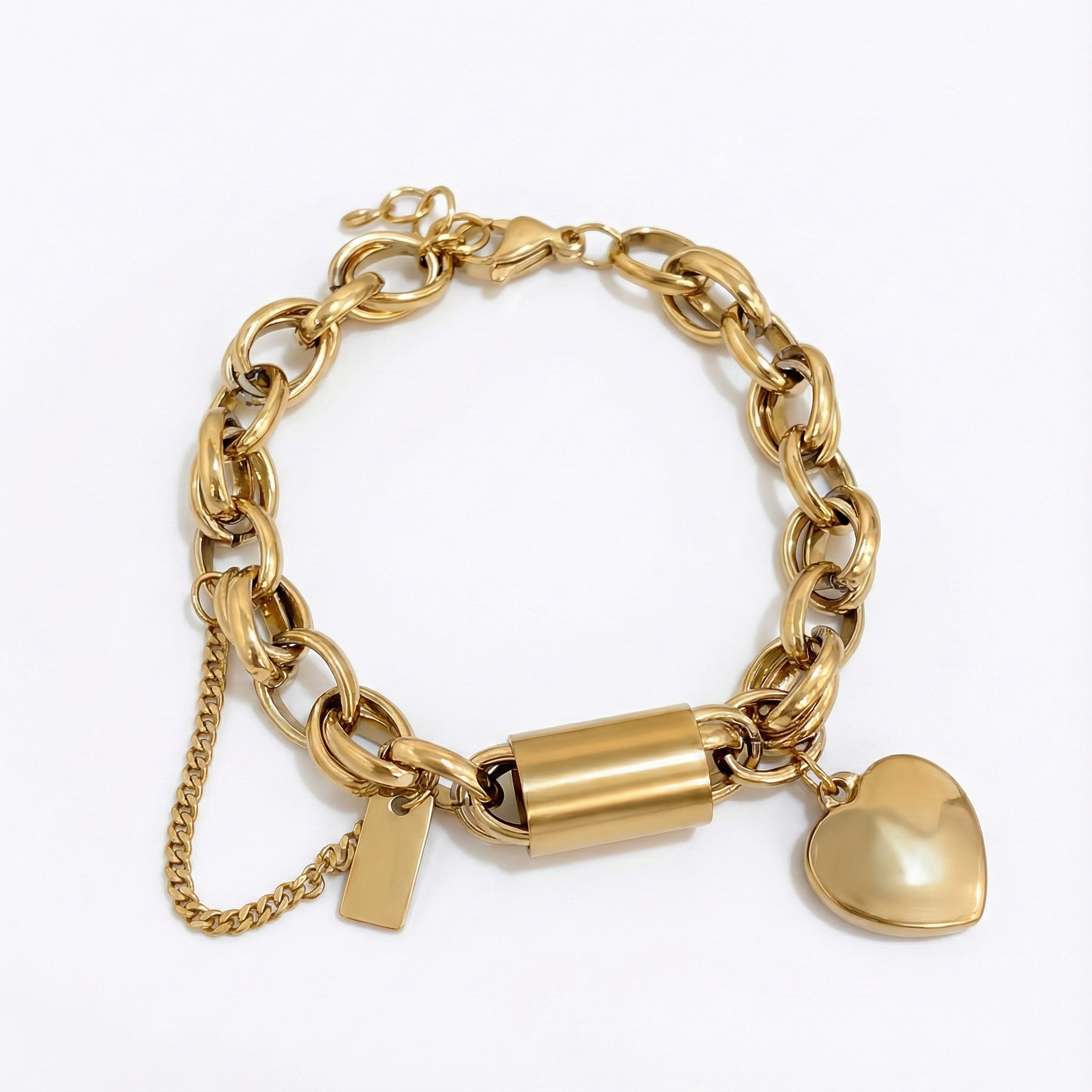 Chunky Herzstück Armband