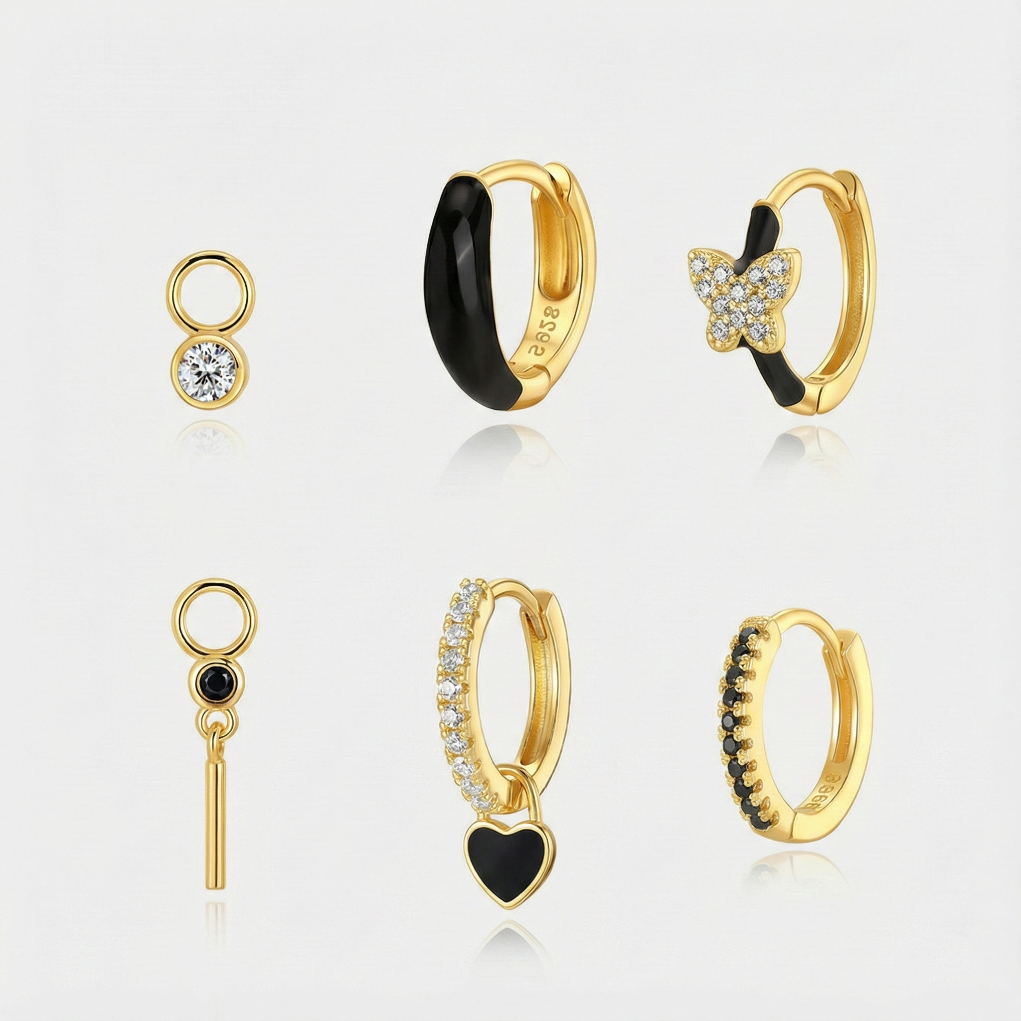 Theresia – Guldörhängen med mjuk kurva