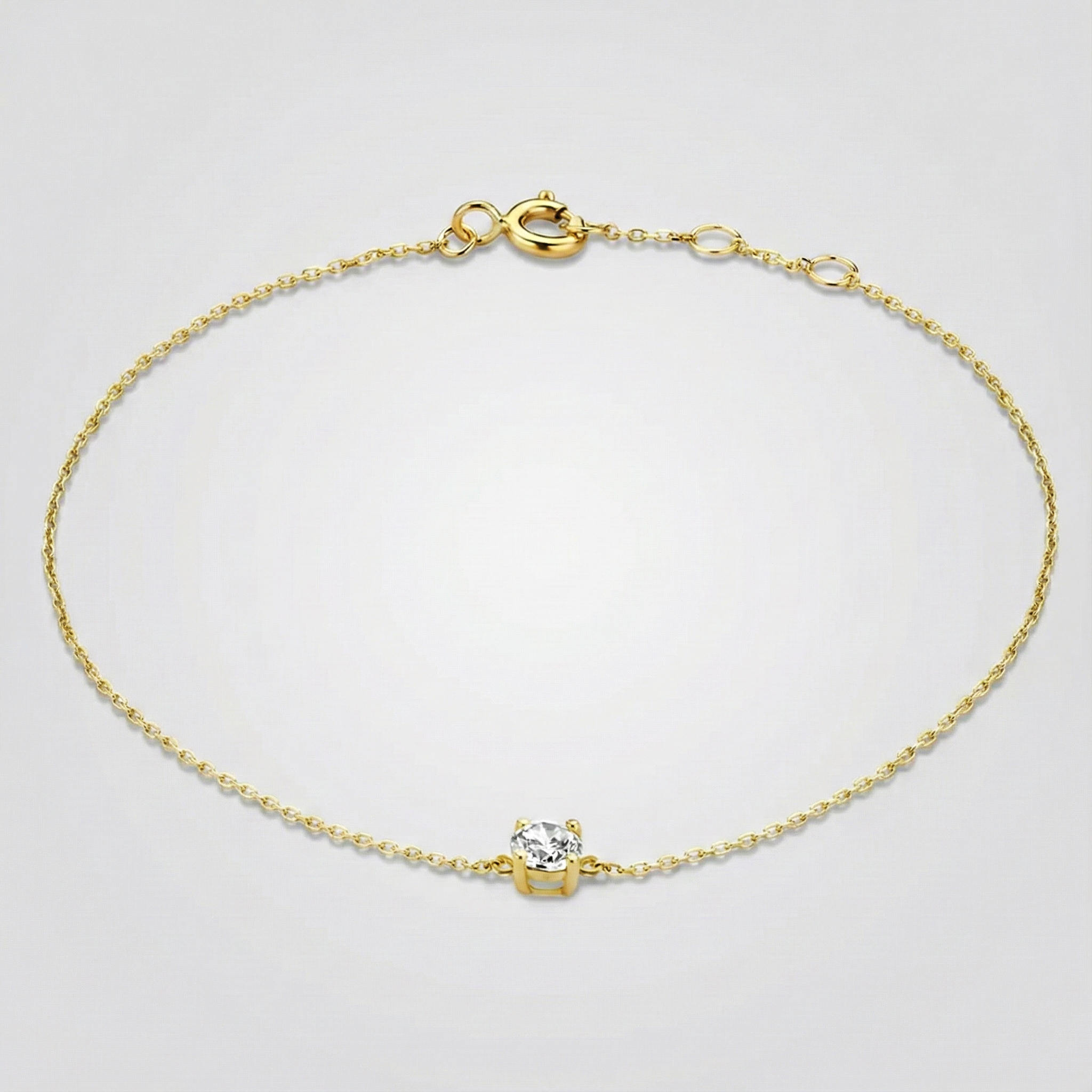 Armband Klára med moissanitsten